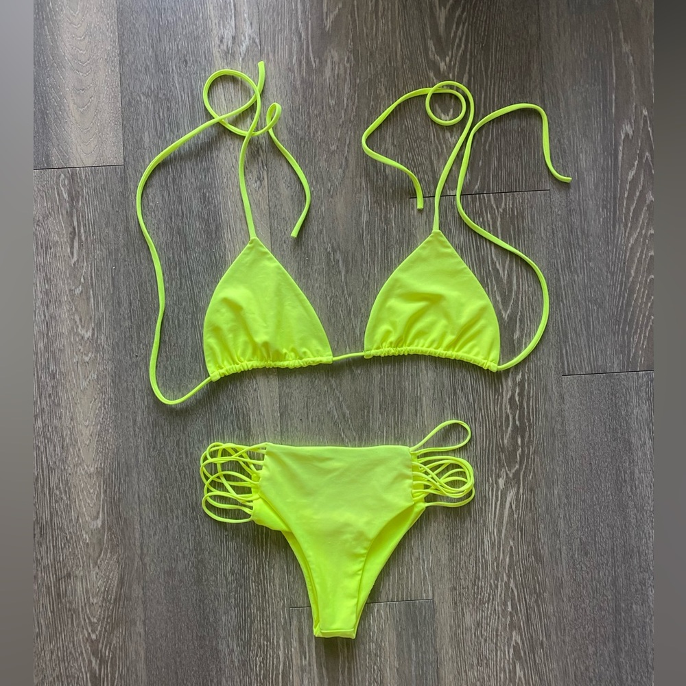 mikoh neon bikini
